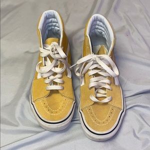 Yellow High Top Vans